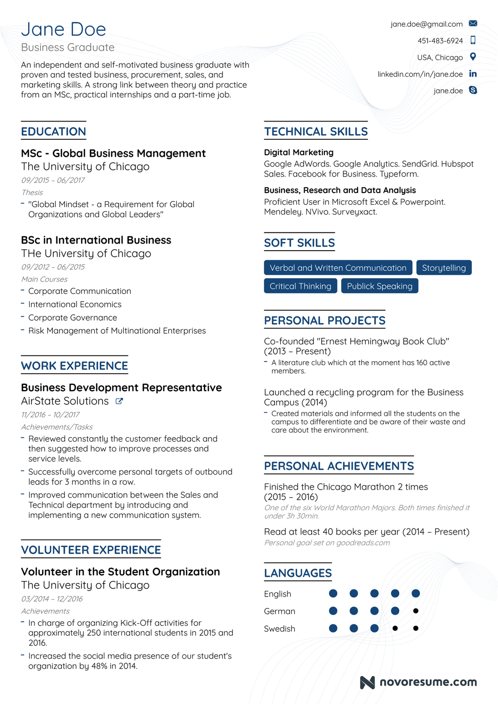 resume example for jobs