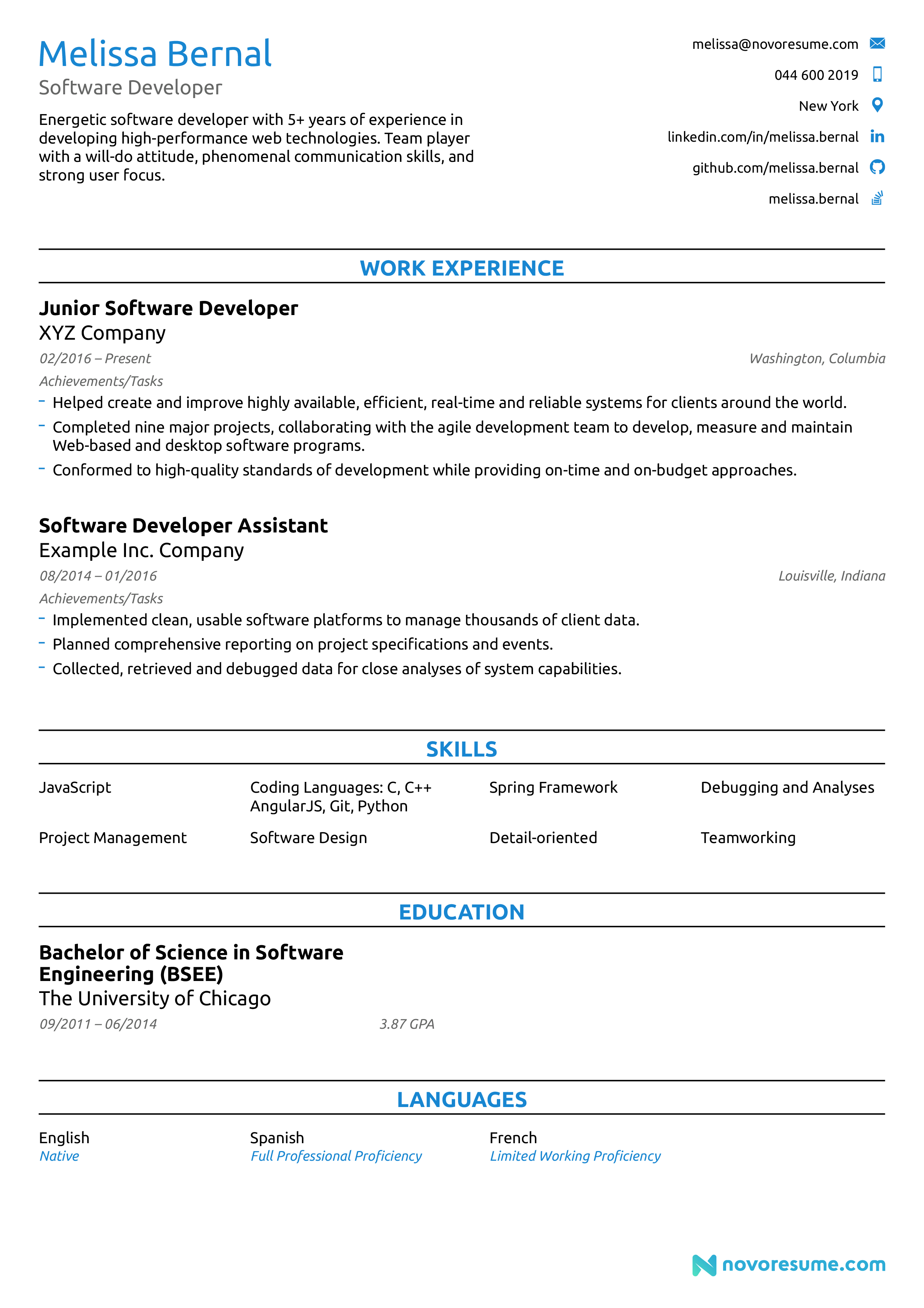 keyword ats optimized resume