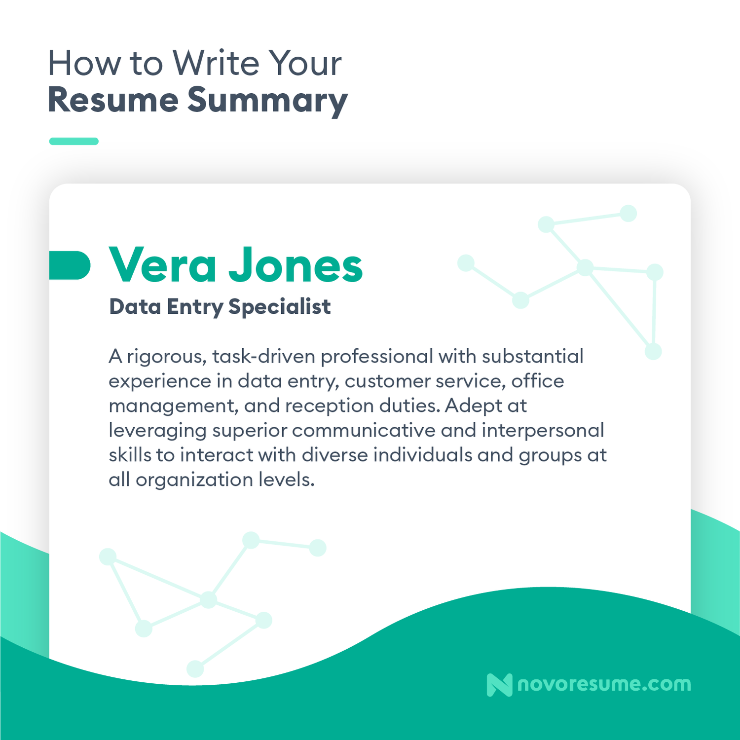 resume summary presentation skills