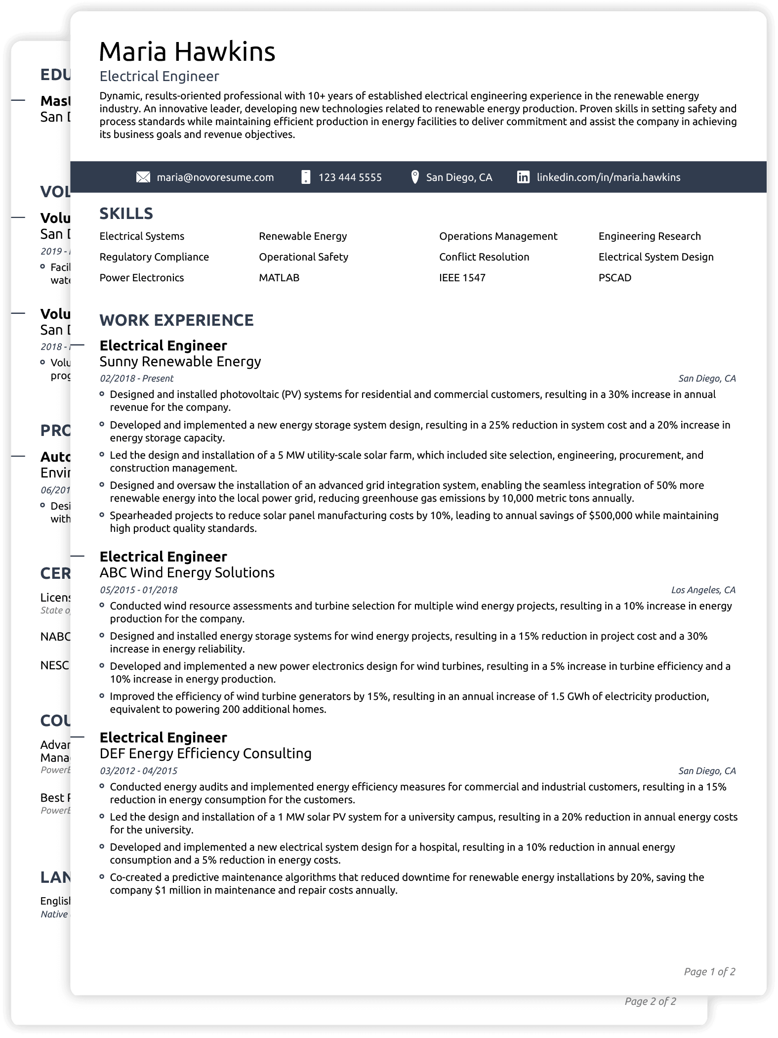 Simple CV Template